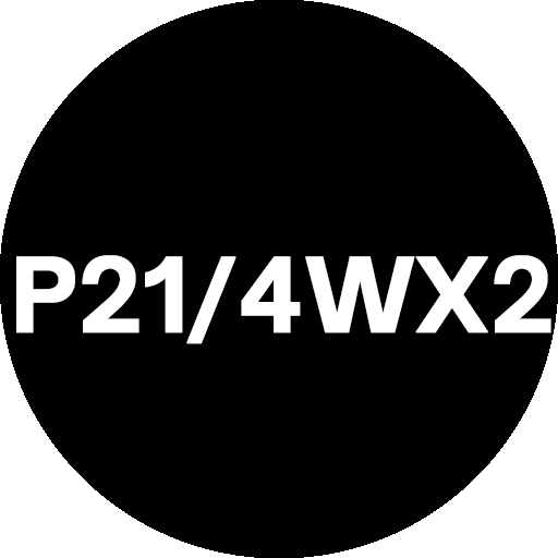 Lâmpada P21/4Wx2