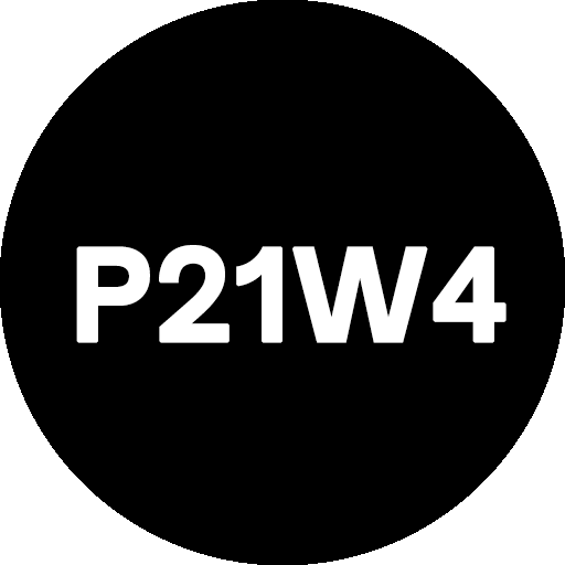 Lâmpada P21W4