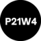 Lâmpada P21W4