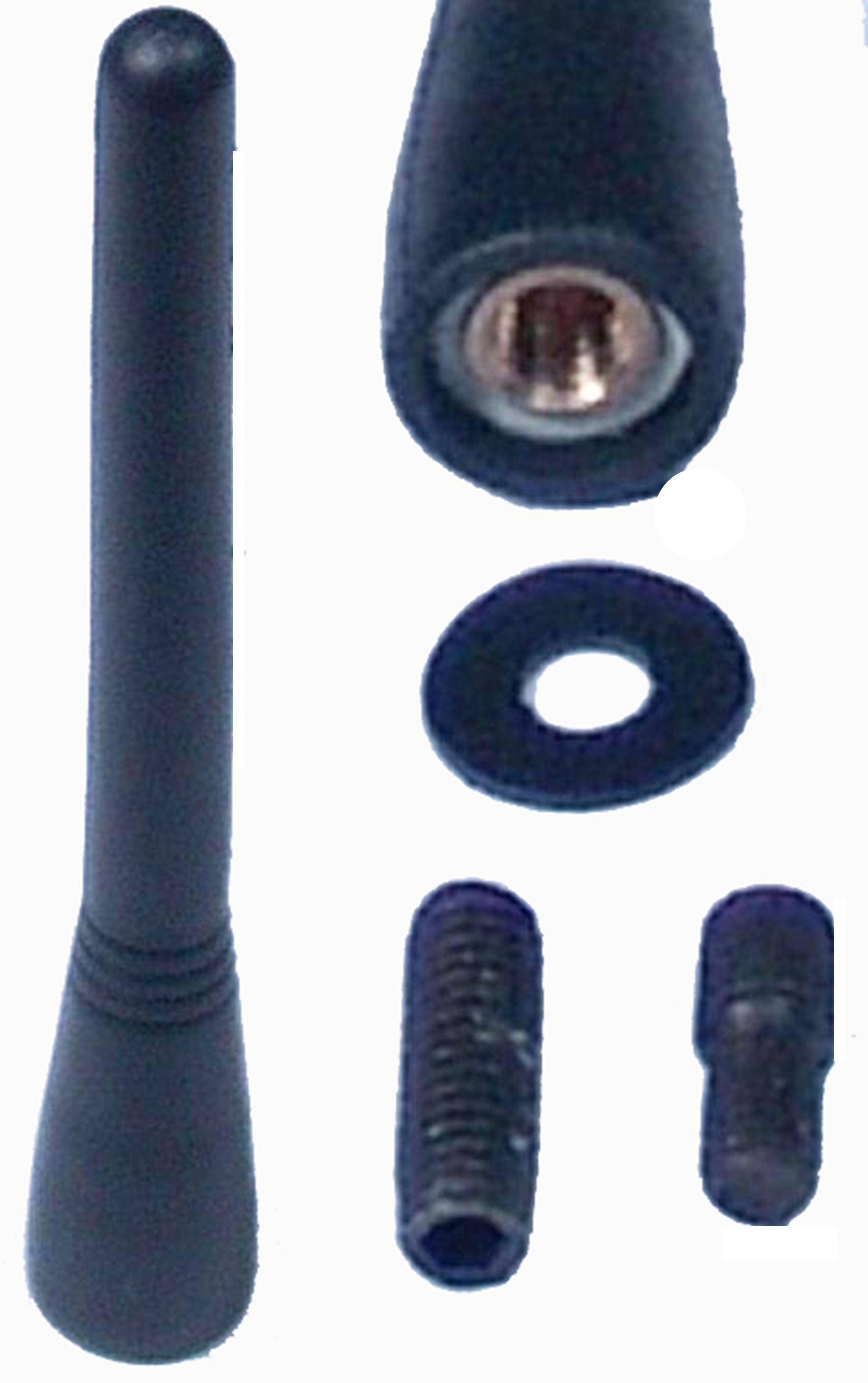 Acessar a peça Antena flexível 10 cm. cor preta