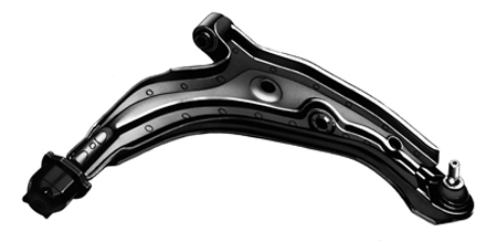 Acessar a peça Braço da suspensão dianteira direita