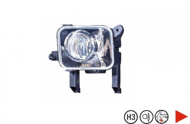 Acessar a peça Luz nevoeiro direito h3 Acessar a peça Luz nevoeiro direito h3