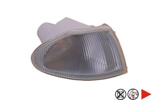 Acessar a peça Pisca frente direita (branca)