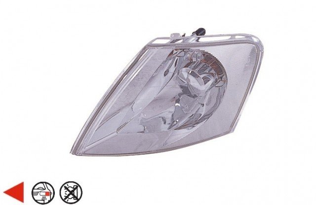 Acessar a peça Pisca frente esquerda Cristal 99->00