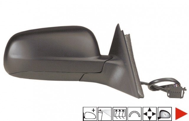 Acessar a peça Espelho direito eletrico, convexo, termico, preparado, modelogrande 1998->2003
