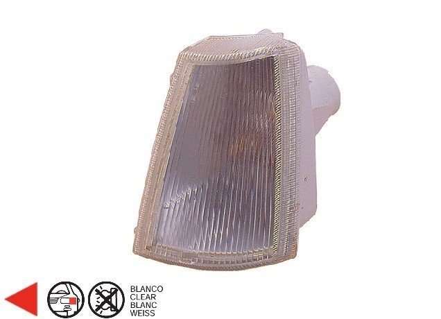 Acessar a peça Pisca frente esquerda, branca Acessar a peça Pisca frente esquerda, branca