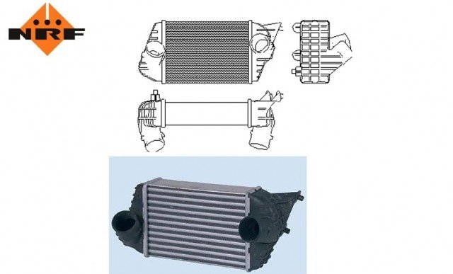 Acessar a peça Turbo intercooler radiador Acessar a peça Turbo intercooler radiador