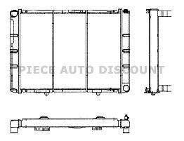 Acessar a peça Radiador w190 diesel (2.0l/2.2l) 08/83-> sem climatização bvm