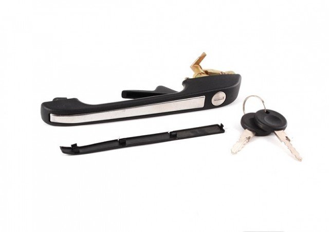 Acessar a peça Maçaneta frente esquerdapreta rugosa com olhofechadura Acessar a peça Maçaneta frente esquerdapreta rugosa com olhofechadura