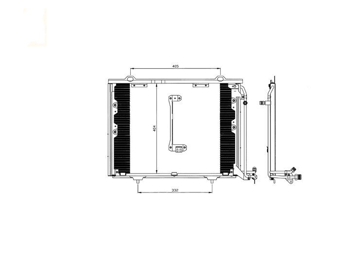 Condensador hvac 2.0l MERCEDES CLASE C  pour MERCEDES CLASE C Condensador hvac 2.0l MERCEDES CLASE C  pour MERCEDES CLASE C