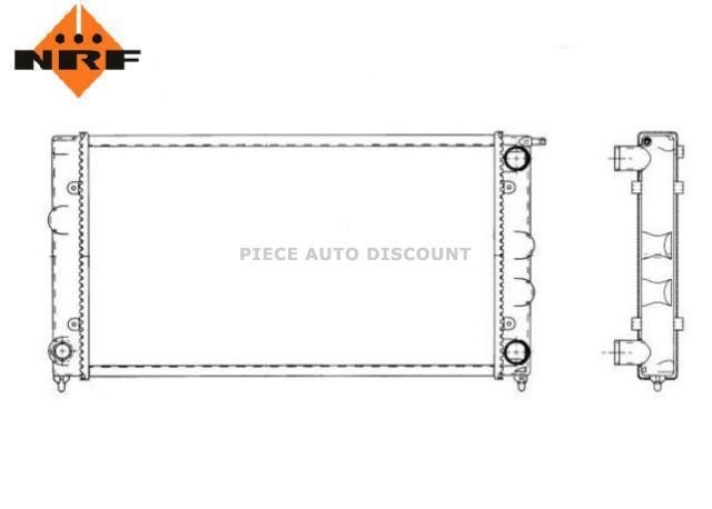 Acessar a peça Radiador a gasolina 1.8l - 1.8l gti - 1.6ld Acessar a peça Radiador a gasolina 1.8l - 1.8l gti - 1.6ld