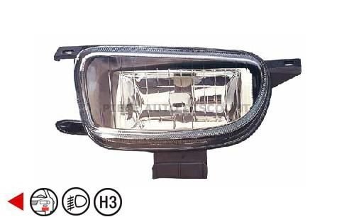 Acessar a peça Luz nevoeiro esquerdo h3