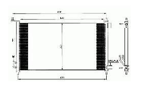 Condensador climatização 1.2l - 1.4l - 160 sr