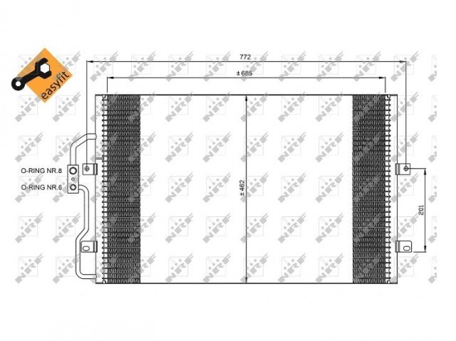Acessar a peça Condensador de climatização