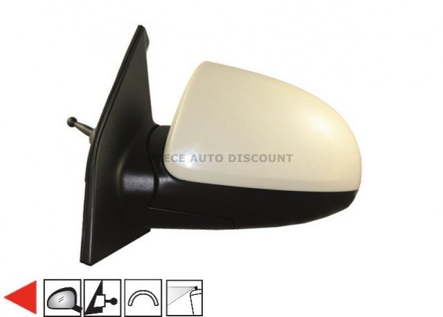 Acessar a peça Espelho esquerdo mecânico, convexo, primario Acessar a peça Espelho esquerdo mecânico, convexo, primario