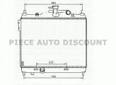 Radiador/Condensador HYUNDAI Getz