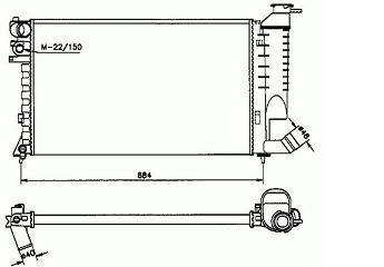 Acessar a peça Radiador 1.1l - 1.4l clim.