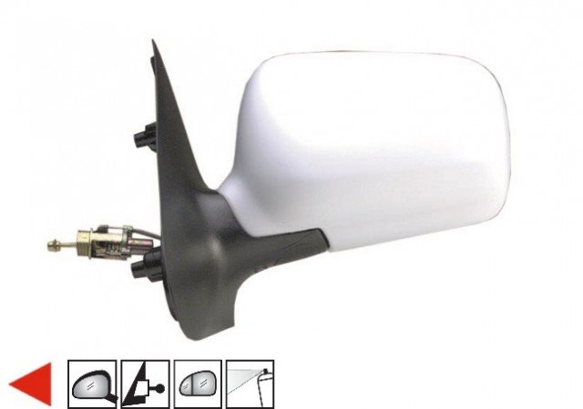 Acessar a peça Espelho mecânico esquerdo preparado