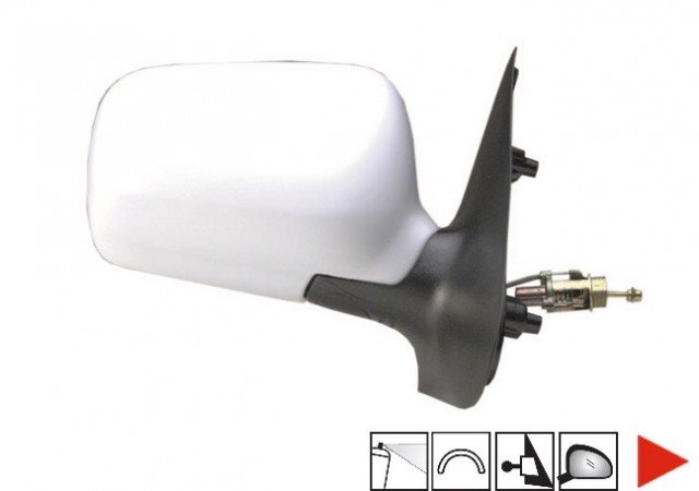 Acessar a peça Espelho mecânico direito preparado