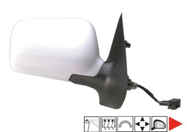 Acessar a peça Espelho direito elétrico, aquecido preparado