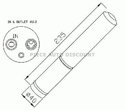 Acessar a peça Dci a/c secador Acessar a peça Dci a/c secador