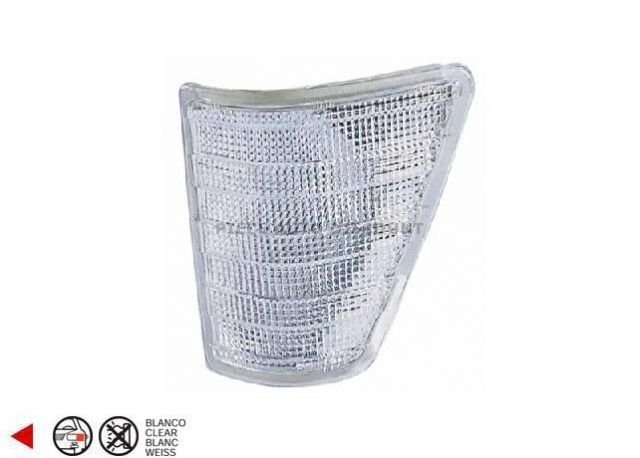 Acessar a peça Pisca frontal esquerdo branco