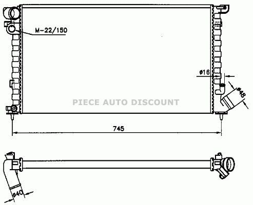 Acessar a peça Radiador 1.8l d - 1.9ld