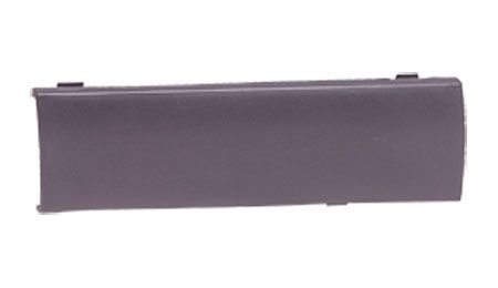 Tampa gancho para-choques frontal preta lisa ->1998