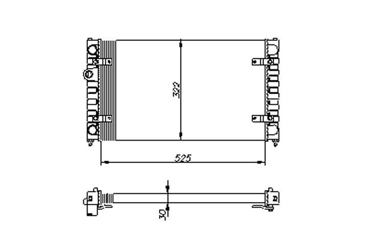 Radiador 1.0l - 1.3il - 1.4l - 1.4il - 1.4l16v -1.4il16v - 1.6l - 1.6il - 1.9ld - 1.9l sdi SEAT IBIZA  pour SEAT IBIZA Radiador 1.0l - 1.3il - 1.4l - 1.4il - 1.4l16v -1.4il16v - 1.6l - 1.6il - 1.9ld - 1.9l sdi SEAT IBIZA  pour SEAT IBIZA