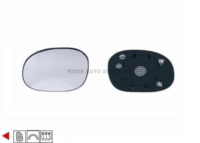 Acessar a peça Vidro com suporte esquerdo eletrico, convexo, termico