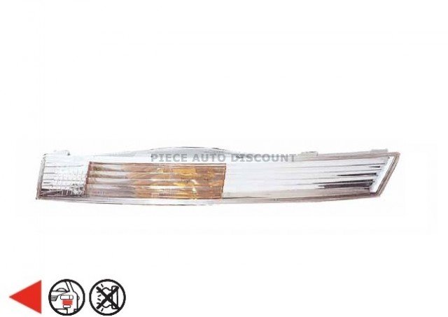 Acessar a peça Pisca para choques frente esquerdo [Branco].