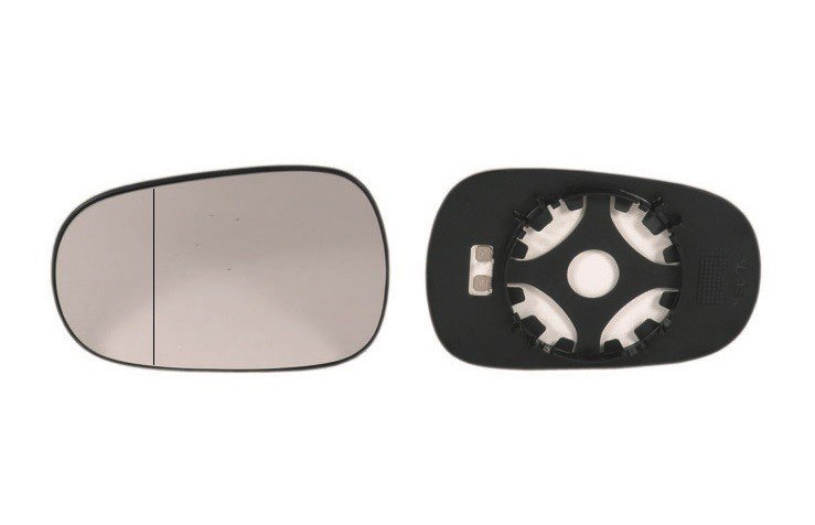 Vidro + suporte de espelho aquecido grande angular RENAULT MODUS  pour RENAULT MODUS Vidro + suporte de espelho aquecido grande angular RENAULT MODUS  pour RENAULT MODUS