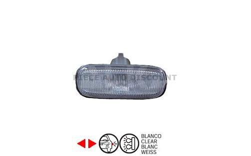 Acessar a peça Pisca lateral oval branco