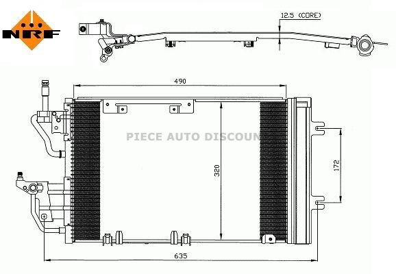 Acessar a peça Condensador climatização 1.3l/1.9l cdti Acessar a peça Condensador climatização 1.3l/1.9l cdti