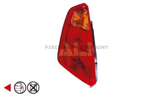 Acessar a peça Farolim traseiro esquerdo 3/5ptes