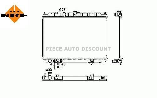 Acessar a peça Radiador a gasolina 2.0l - 2.0l 4x4 - 2.5l 4x4 Acessar a peça Radiador a gasolina 2.0l - 2.0l 4x4 - 2.5l 4x4