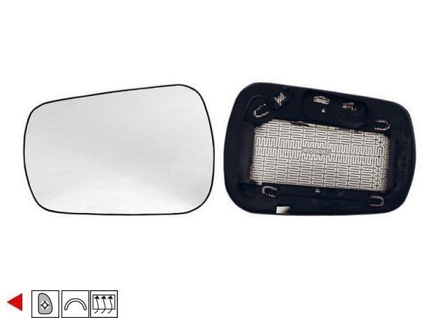 Acessar a peça Vidro + suporte espelho esquerdo aquecido