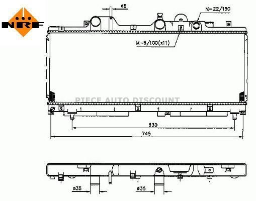 Acessar a peça Radiador 1.7l d - 1.7l td - 60 td 1.7l clim. Acessar a peça Radiador 1.7l d - 1.7l td - 60 td 1.7l clim.