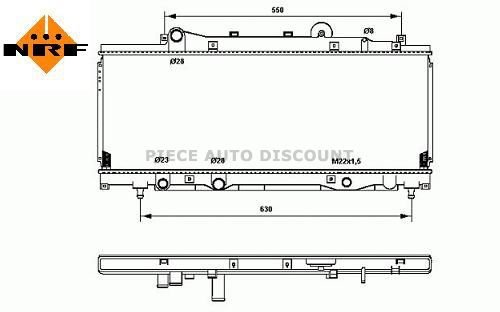 Acessar a peça Radiador 60/75 1,2l Acessar a peça Radiador 60/75 1,2l