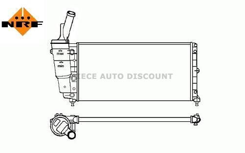 Acessar a peça Radiador de água Acessar a peça Radiador de água
