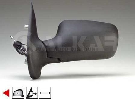 Acessar a peça Espelho esquerdo mecânico, plano, 5 portas