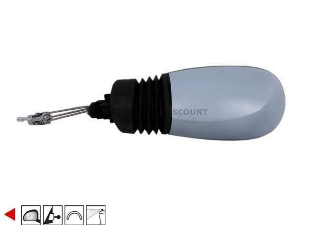 Acessar a peça Espelho esquerdo mecânico, convexo, preparado