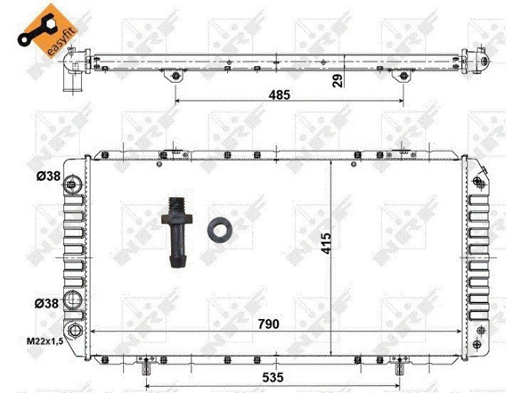 Radiador hdi PEUGEOT BOXER  pour PEUGEOT BOXER Radiador hdi PEUGEOT BOXER  pour PEUGEOT BOXER