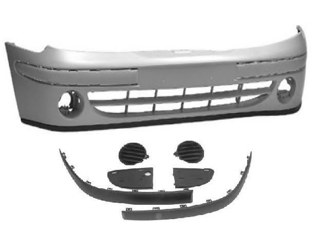 Acessar a peça Para choques frente preparado com frisos