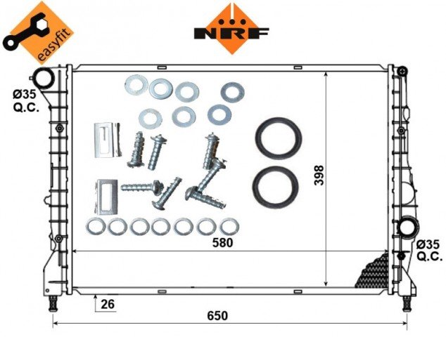 Acessar a peça Radiador 1.9l jtd & 16v - jtdm 16v Acessar a peça Radiador 1.9l jtd & 16v - jtdm 16v