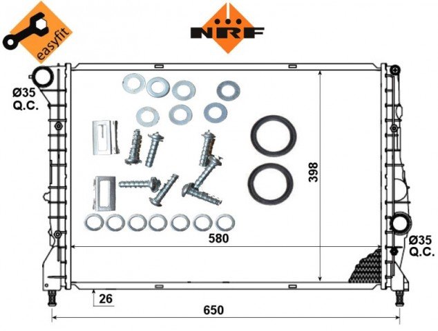 Acessar a peça Radiador 1.9l jtd & 16v - jtdm 16v