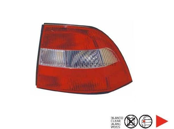 Acessar a peça Farolim traseiro direito [Vermelho - Branco] ->99