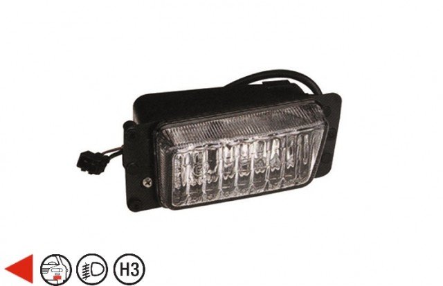 Acessar a peça Projetor de nevoeiro esquerdo