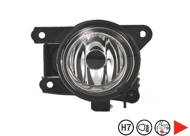 Acessar a peça Luz nevoeiro direito h7