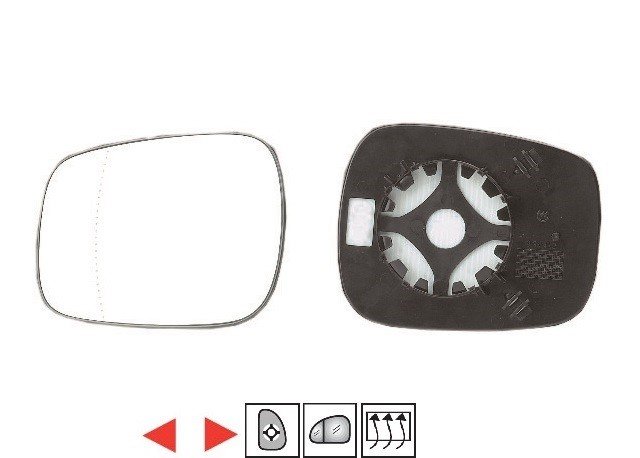 Acessar a peça Vidro com suporte reversivel asferico, termico (166x127)